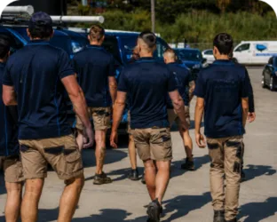 Our crew heading out to a Breakfast Point callout